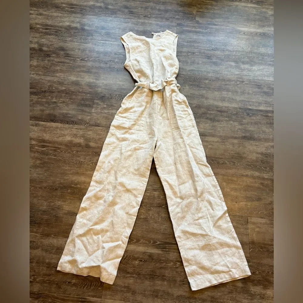 Reformation Naomi linen jumpsuit